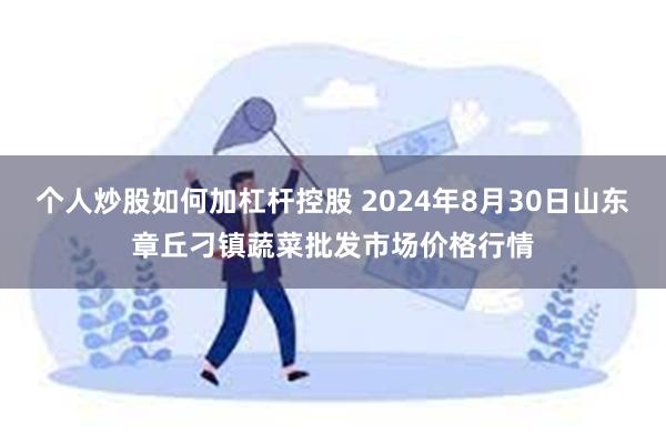 个人炒股如何加杠杆控股 2024年8月30日山东章丘刁镇蔬菜